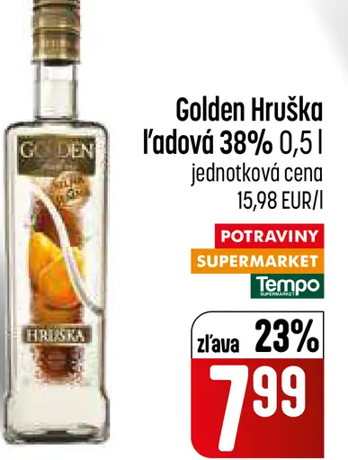 Golden Ľadová Hruška 38%