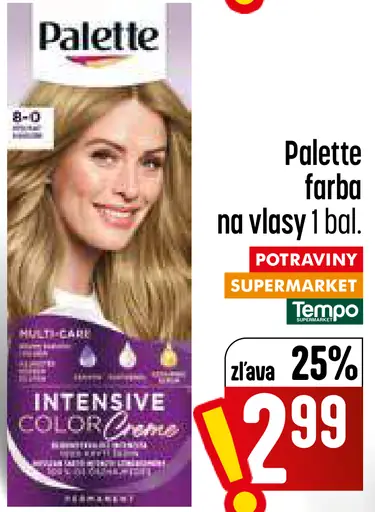Palette Intensive Color Creme farba na vlasy nugát 6-65