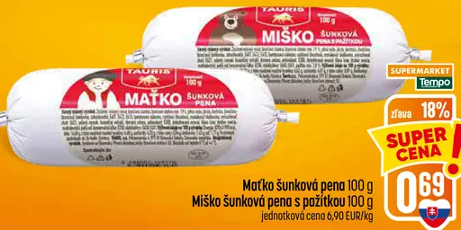 Tauris Miško šunková pena s pažítkou