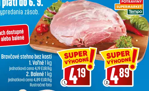 Bravčové stehno bez kosti