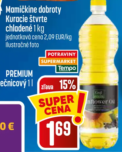 Premium Olej slnečnicový