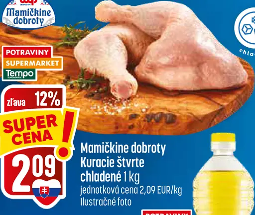 Mamičkiné dobroty Kuracie štvrté chladené