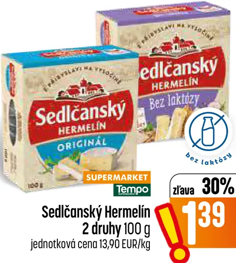 Sedlčanský Hermelín – rôzne druhy