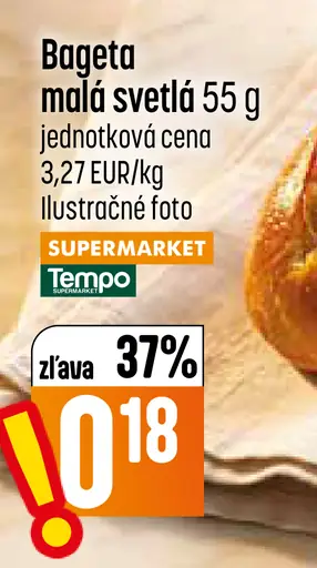 Bageta malá svetlá