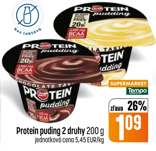 Rajo Protein puding, 2 druhy