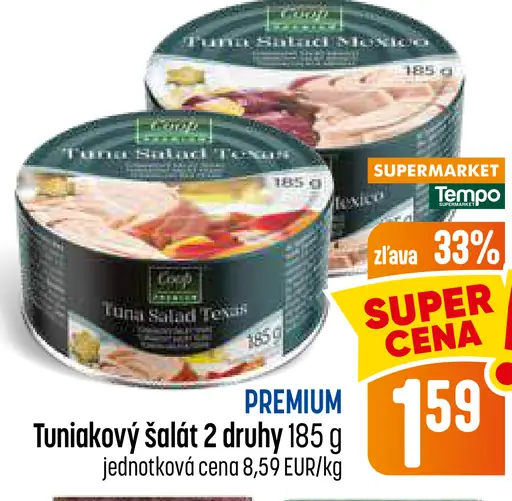 Giana tuniakový šalát viac druhov