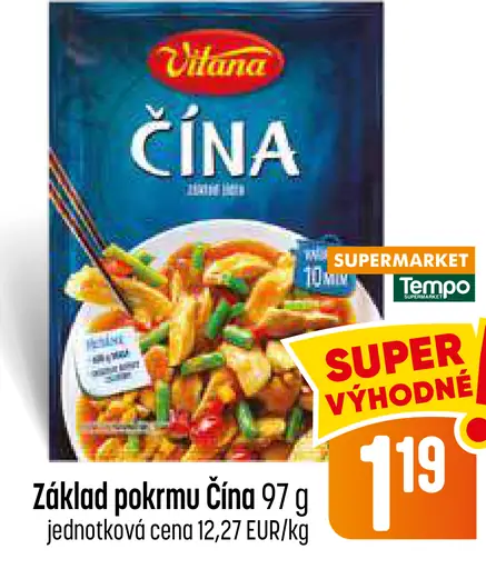 Vitana Čína základ pokrmu