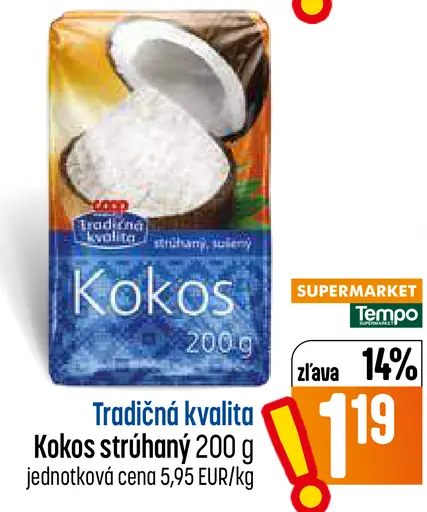 Mamičkine dobroty strúhaný kokos