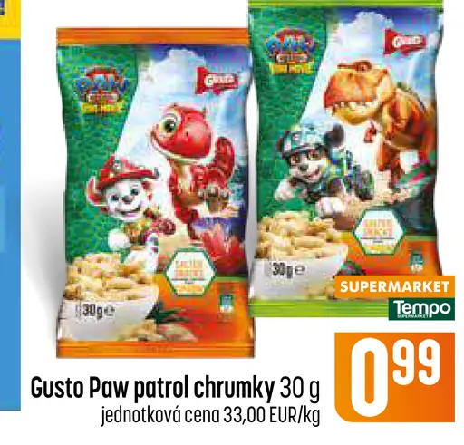 Gusto Paw patrol chrumky