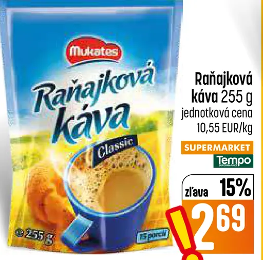 Mokate Raňajková káva Classic