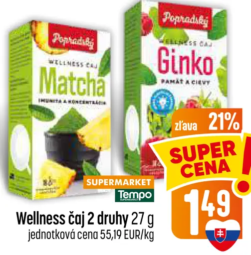 Popradská Wellness čaj