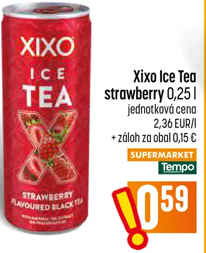 Xixo Ice Tea strawberry ľadový čaj