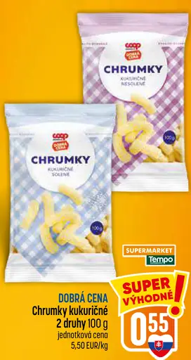 COOP Jednota kukuričné chrumky