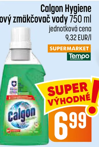 Calgon Hygiene + gélový zmäkčovač vody