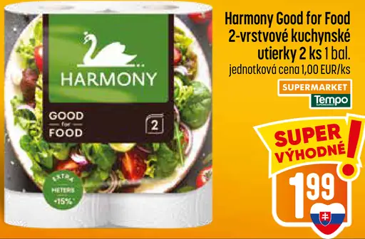 Harmony Good for Food kuchynské utierky 2 vrstvy