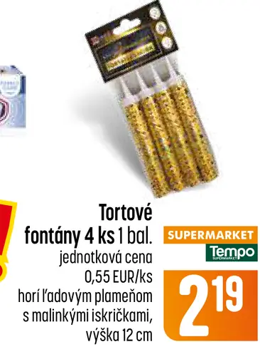 Tortové fontány