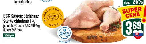 BCC Kuracie stehenné štvrte, chladené