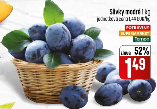Slivky modré