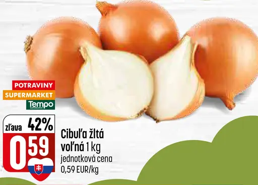 Cibuľa žltá voľná