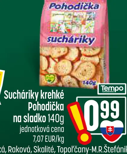 Pohodička sucháriky krehké na sladko