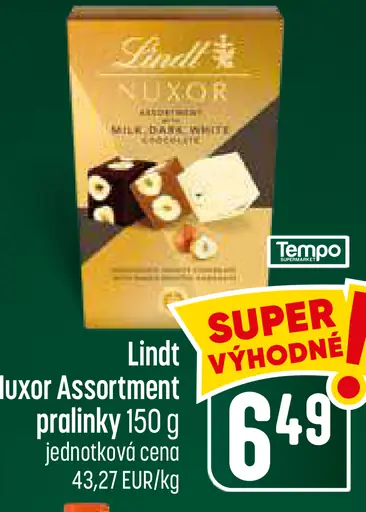 Lindt Nuxor Assortment pralinky