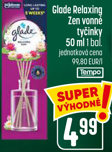 Glade Relaxing Zen vonné tyčinky