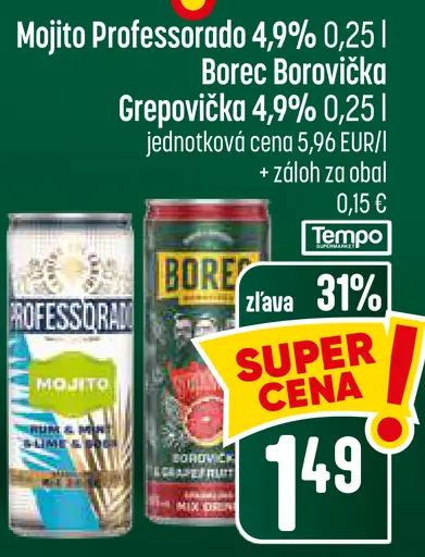 Mojito Professorado 4,9 %