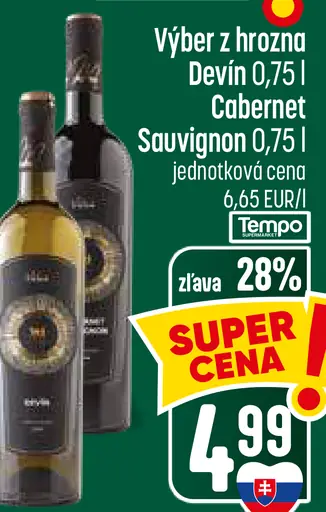 Výber z hrozna Cabernet Sauvignon