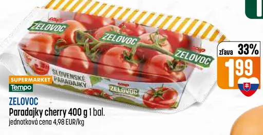 Zelovoc Paradajky cherry