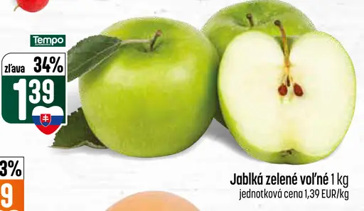 Jablká zelené