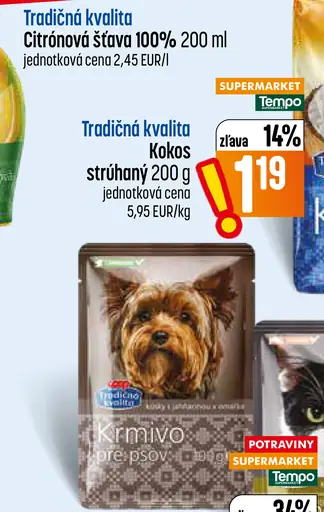 Coop Tradičná kvalita strúhaný kokos