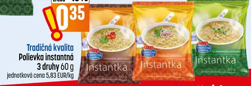 COOP Tradičná kvalita instantná polievka