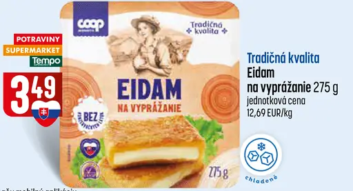 Coop Tradičná kvalita Eidam na vyprážanie