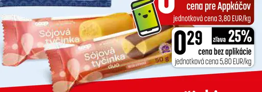 COOP Tradičná kvalita sójová tyčinka