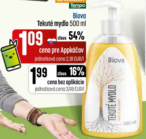 Biova tekuté mydlo
