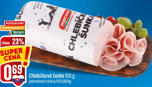 Mamičkine dobroty chlebíčková šunka