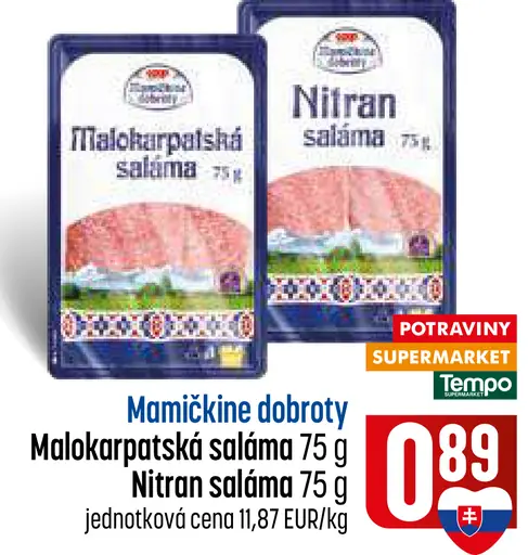 Mamičkine dobroty Malokarpatská saláma