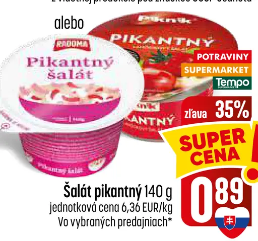 Radoma šalát pikantný