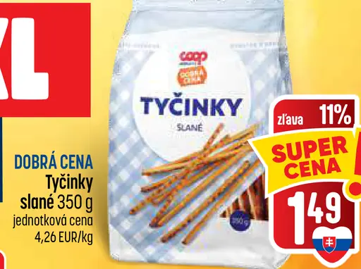Tyčinky slané