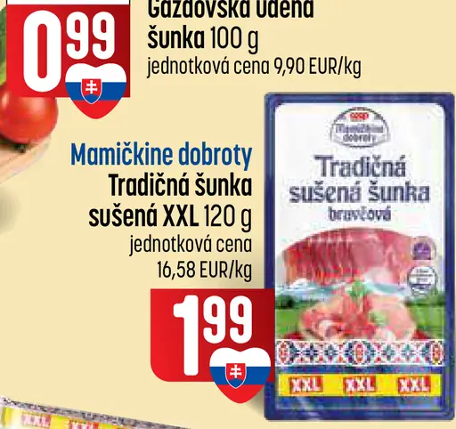 Tradičná šunka sušená XXL