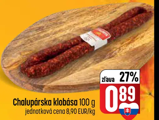 Chalupárska klobása