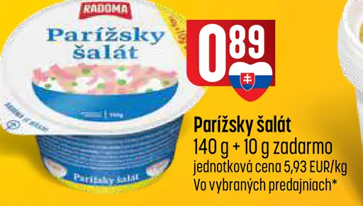 Parížsky šalát