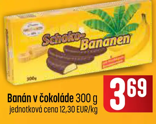 Banán v čokoláde
