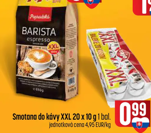 Smotana do kávy XXL