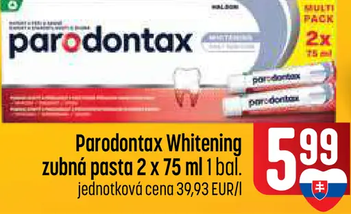 Parodontax Whitening zubná pasta