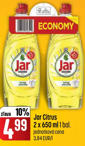 Jar Citrus prostriedok na riad