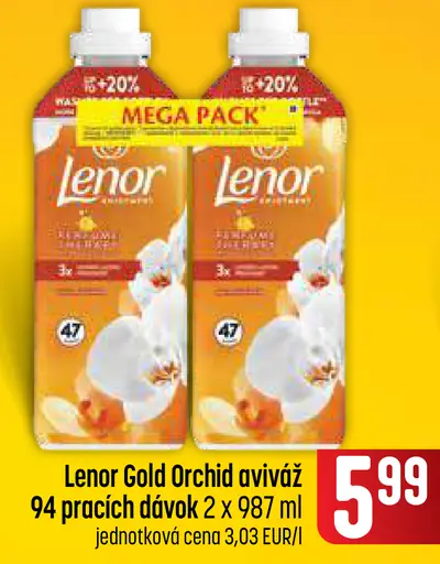 Lenor Gold Orchid aviváž