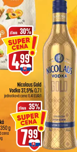 Nicolaus Gold Vodka extra jemná