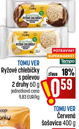 TOMU VER ryžové chlebíčky ryžové