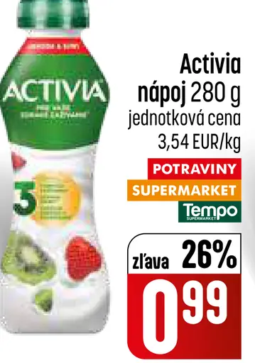 Activia nápoj